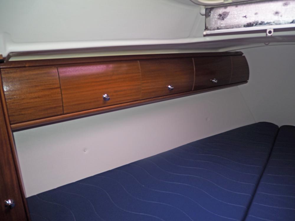 Cabin en avant, H&eacute;bergements